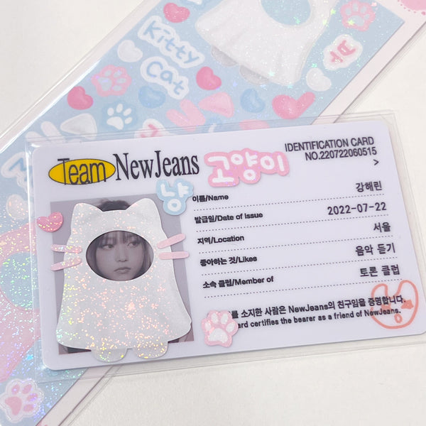 MINS STUDIOS Ghost Kitty Deco Sticker