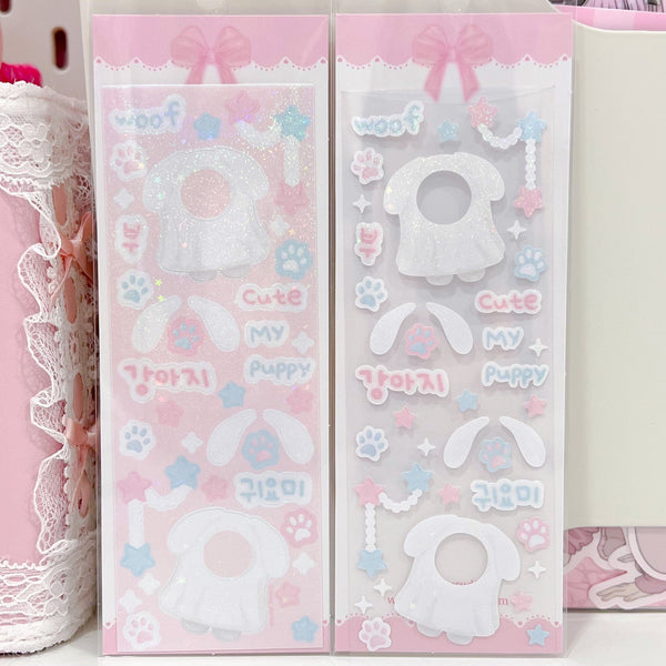MINS STUDIOS Ghost Puppy Deco Sticker