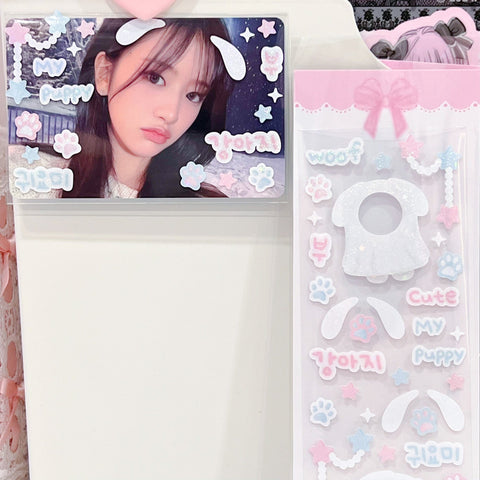 MINS STUDIOS Ghost Puppy Deco Sticker