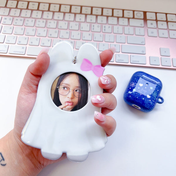 MINS STUDIOS Ghost Bunny Card Holder
