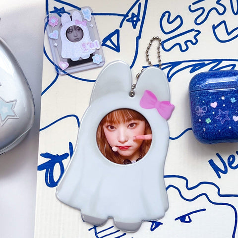 MINS STUDIOS Ghost Bunny Card Holder