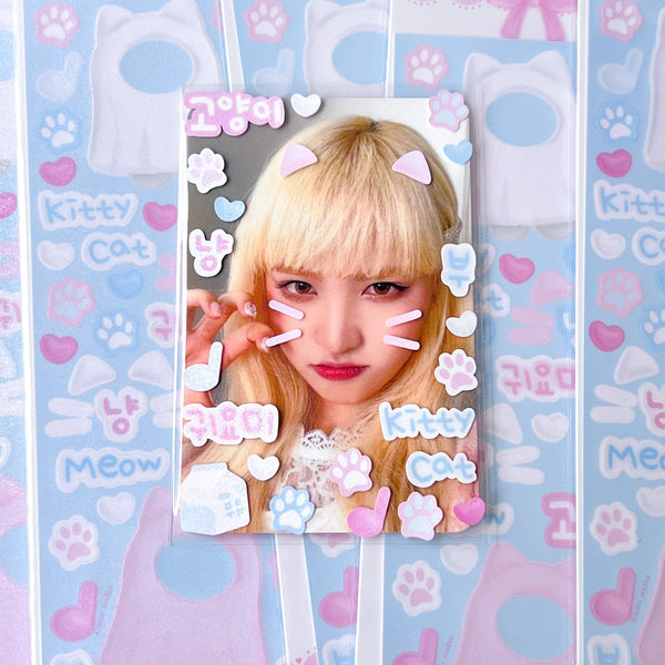MINS STUDIOS Ghost Kitty Deco Sticker