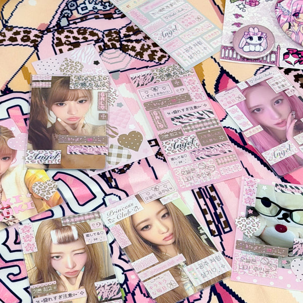 MINS STUDIOS Hime Gyaru Mini Label Sticker