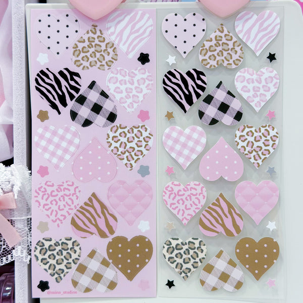 MINS STUDIOS Gyaru Heart Mini Sticker