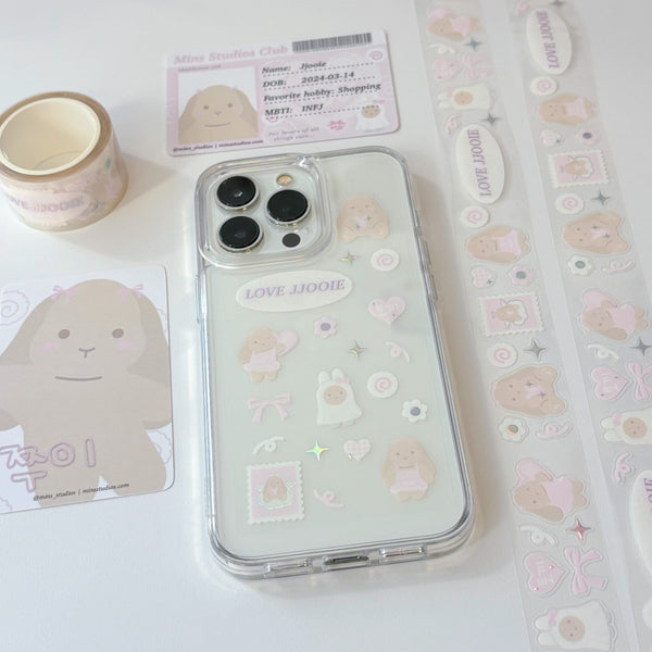 MINS STUDIOS Jjooie Bunny Sticker Roll