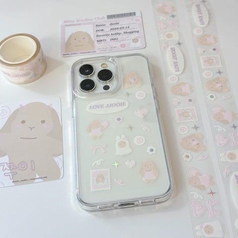 MINS STUDIOS Jjooie Bunny Sticker Roll