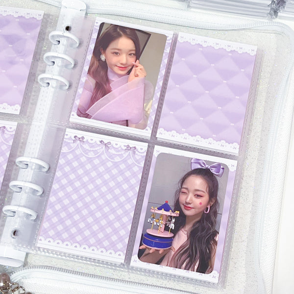 MINS STUDIOS Lilac Dream Binder Pocket Paper