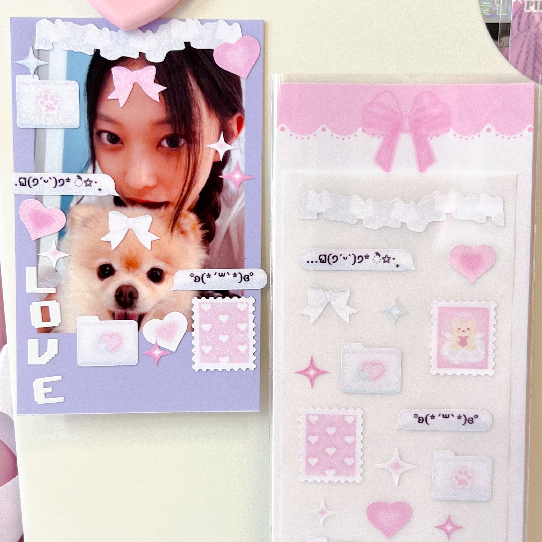 MINS STUDIOS Love File Deco Sticker