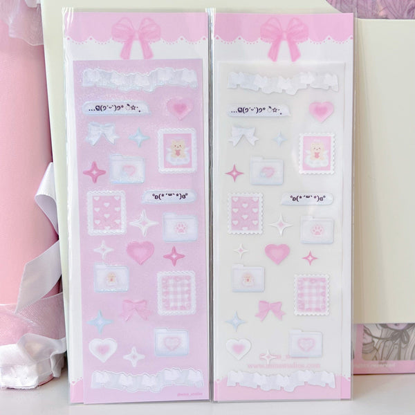MINS STUDIOS Love File Deco Sticker