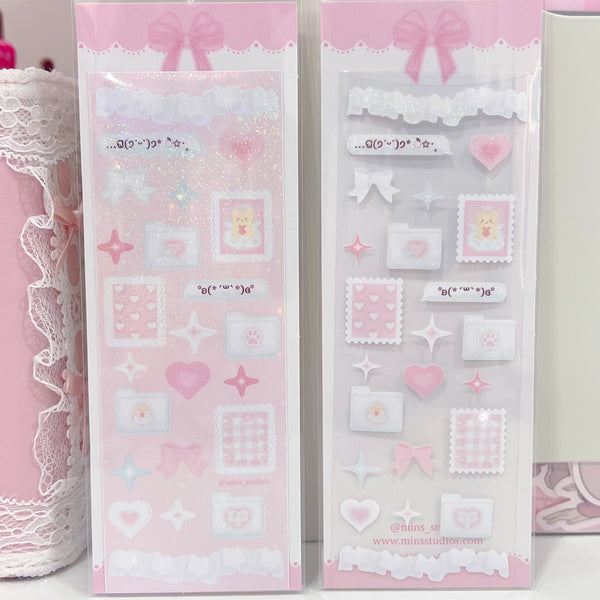 MINS STUDIOS Love File Deco Sticker