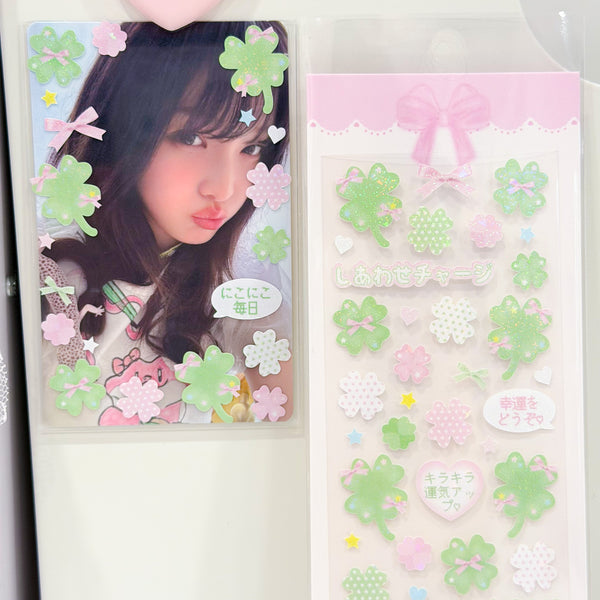 MINS STUDIOS Lucky Clover Deco Sticker *coming soon*