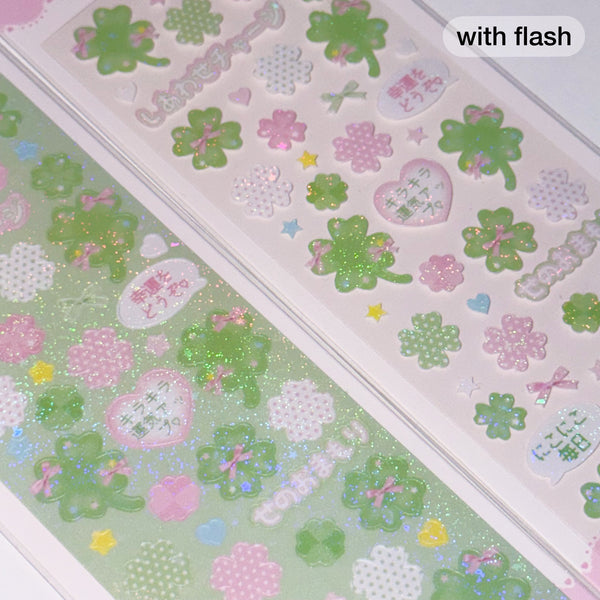 MINS STUDIOS Lucky Clover Deco Sticker *coming soon*