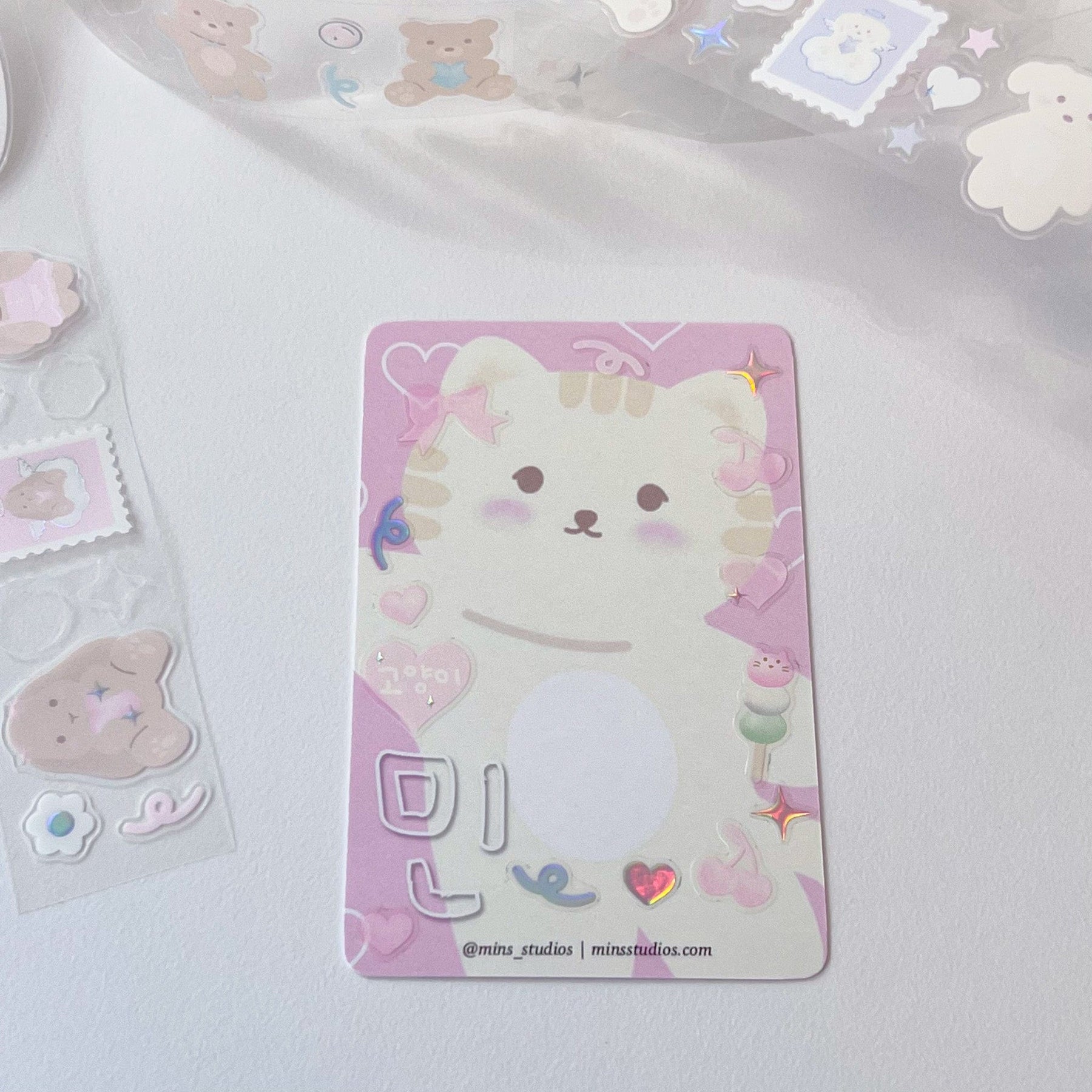 Min Sticker MINS STUDIOS Min Kitty Sticker Roll – Mins Studios