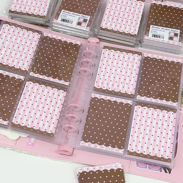 MINS STUDIOS Neapolitan Binder Pocket Paper