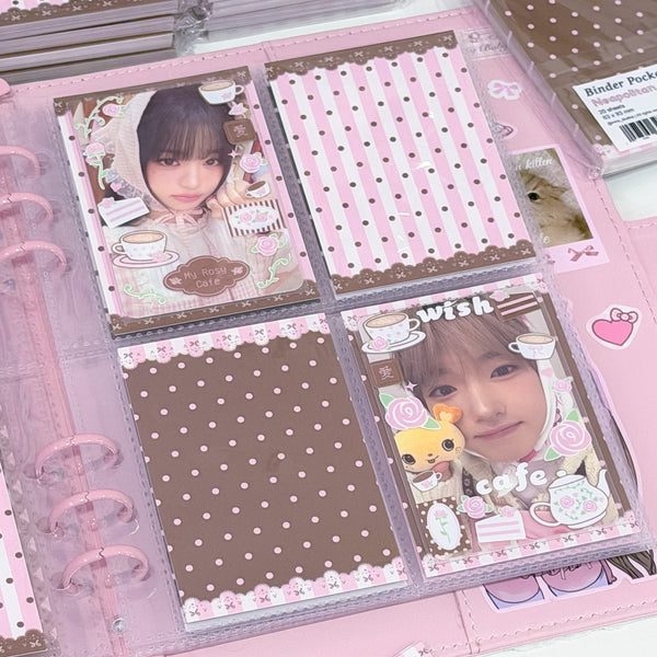 MINS STUDIOS Rosy Cafe Deco Sticker