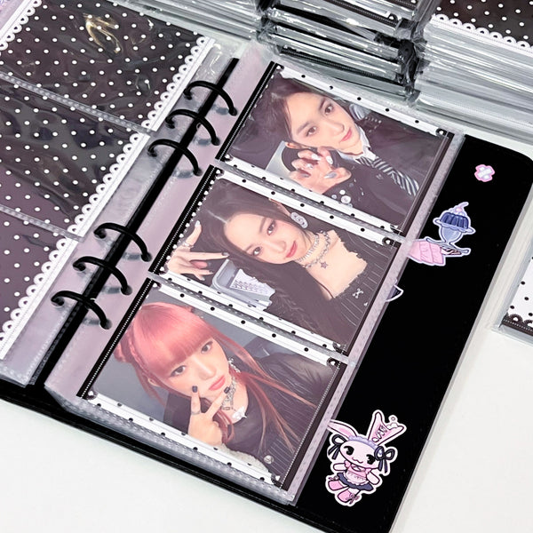 MINS STUDIOS Pearl Dot Binder Pocket Paper