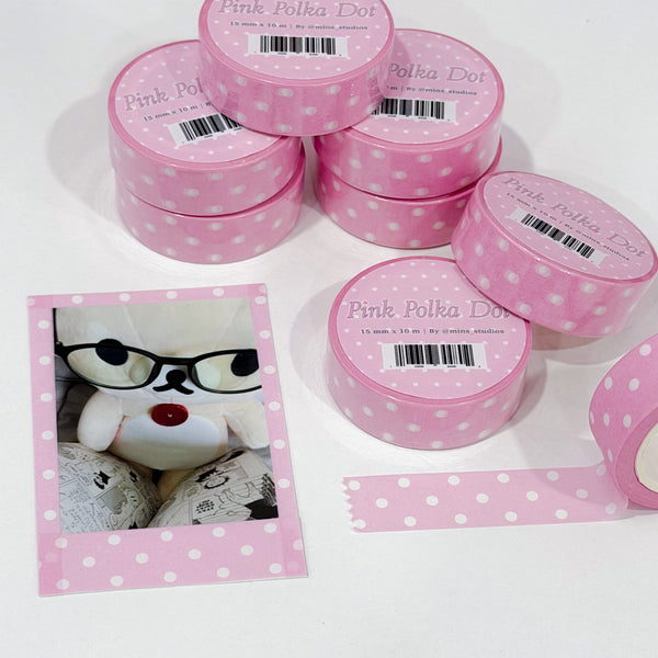 Pink Polka Dot Washi Tape *coming soon*
