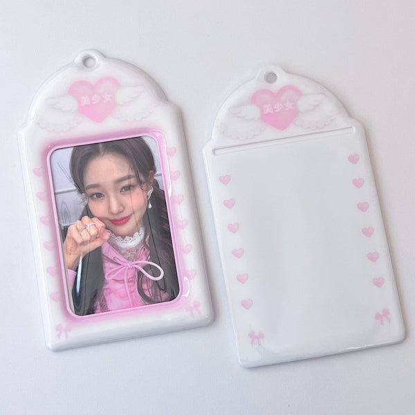 MINS STUDIOS Pink Lover Card Holder