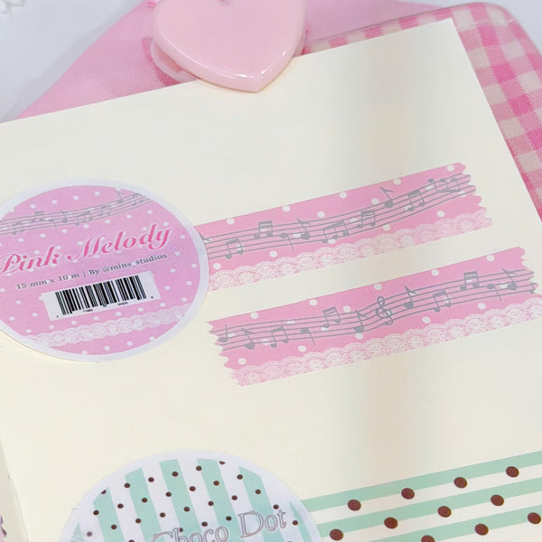 Pink Melody Washi Tape