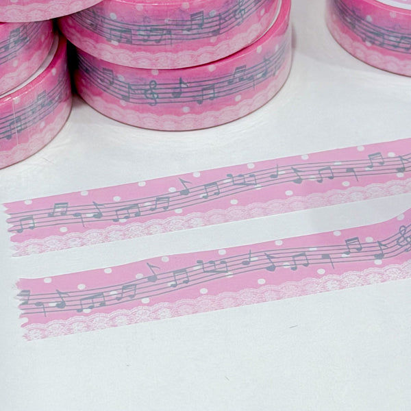 Pink Melody Washi Tape