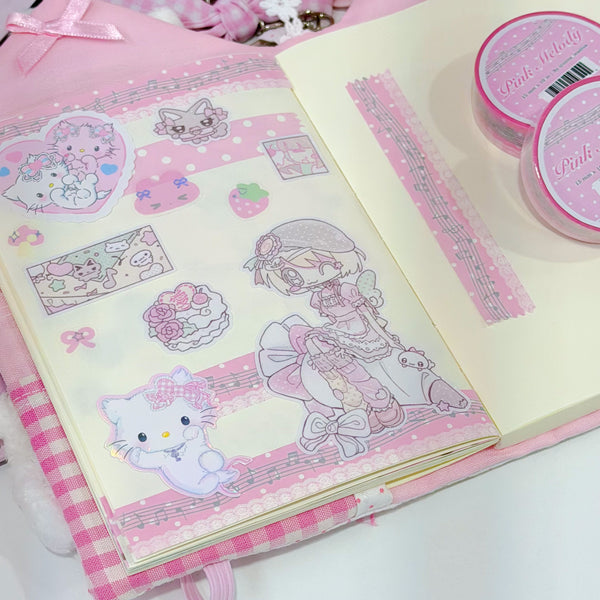 Pink Melody Washi Tape