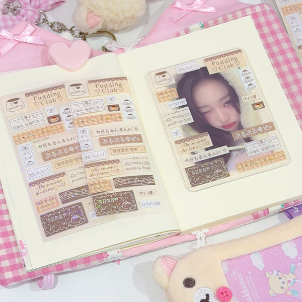 MINS STUDIOS Pudding Club Mini Label Sticker *coming soon*