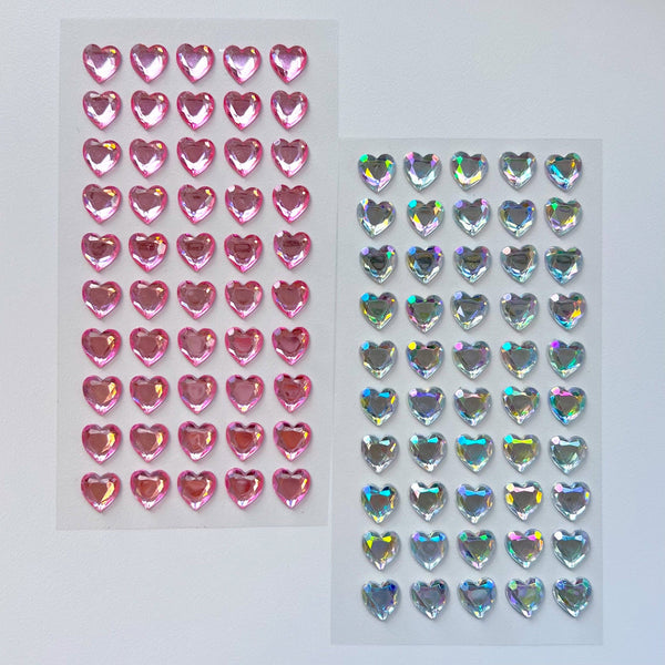 MINS STUDIOS 10 mm Heart Jewel Sticker
