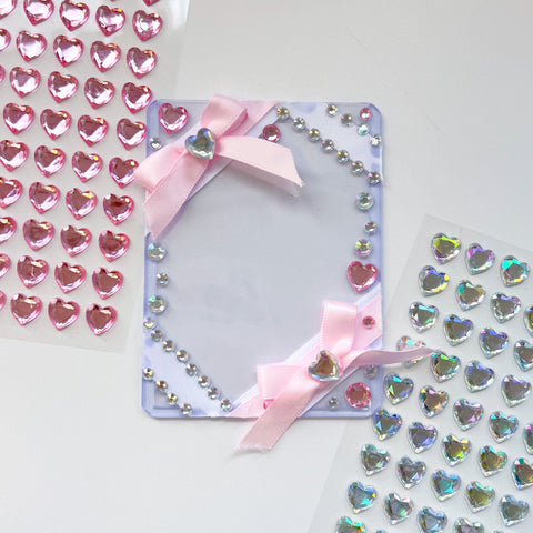 MINS STUDIOS 10 mm Heart Jewel Sticker