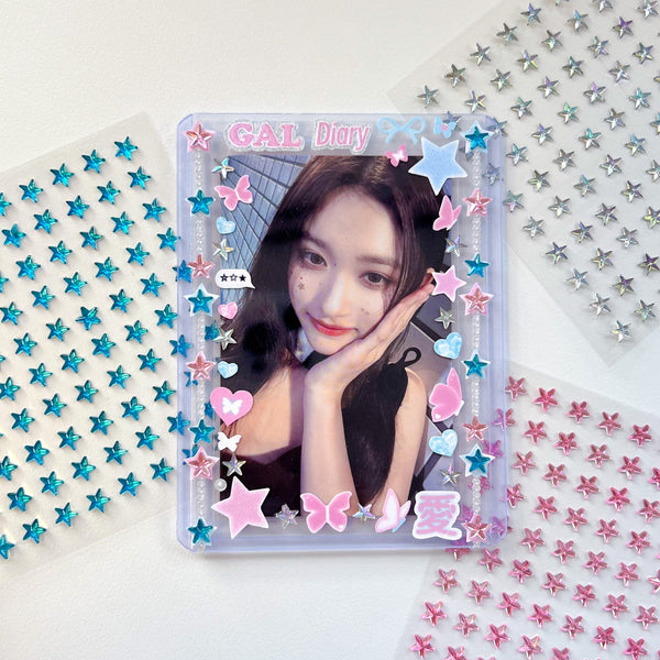 MINS STUDIOS 6mm Star Jewel Sticker