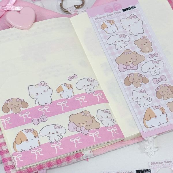 Ribbon Bow Club Sticker