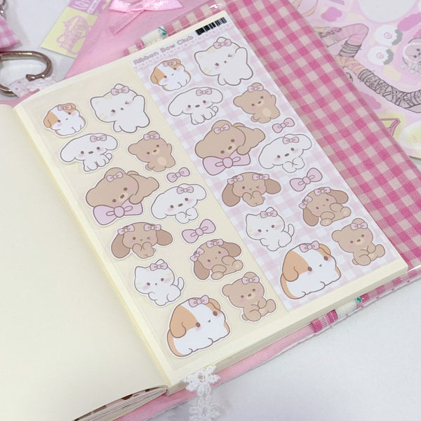 Ribbon Bow Club Sticker