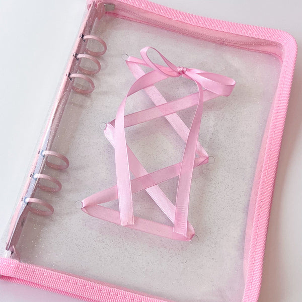 MINS STUDIOS A5 Ribbon Zipper Binder + Pages