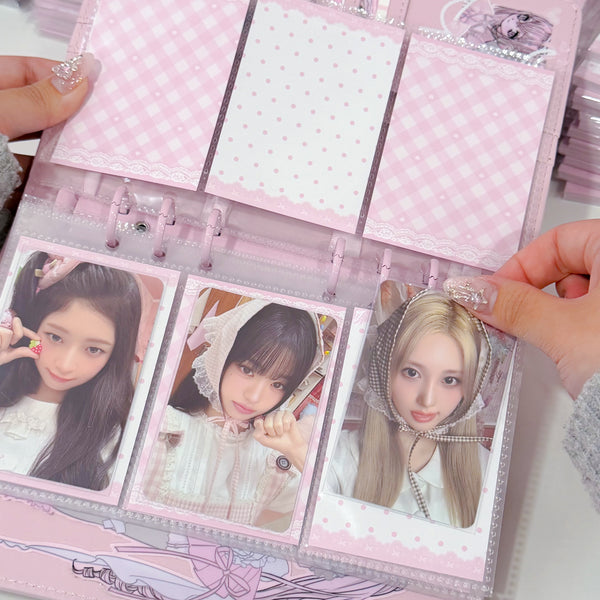 MINS STUDIOS Rosy Lullaby Binder Pocket Paper