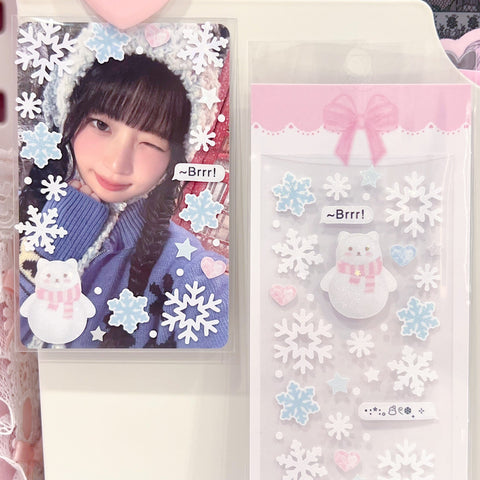 MINS STUDIOS Snowy Day Deco Sticker