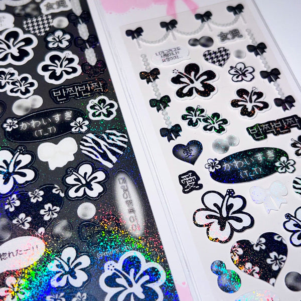 MINS STUDIOS Summer Love Deco Sticker (Dark ver)