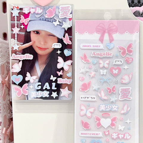 MINS STUDIOS Y2K Butterfly Deco Sticker