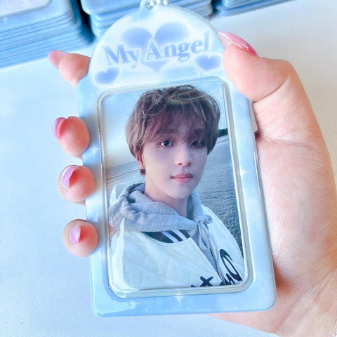 MINS STUDIOS Blue Angel Card Holder