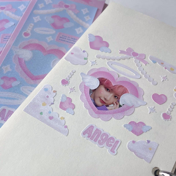 MINS STUDIOS Angel Deco Sticker