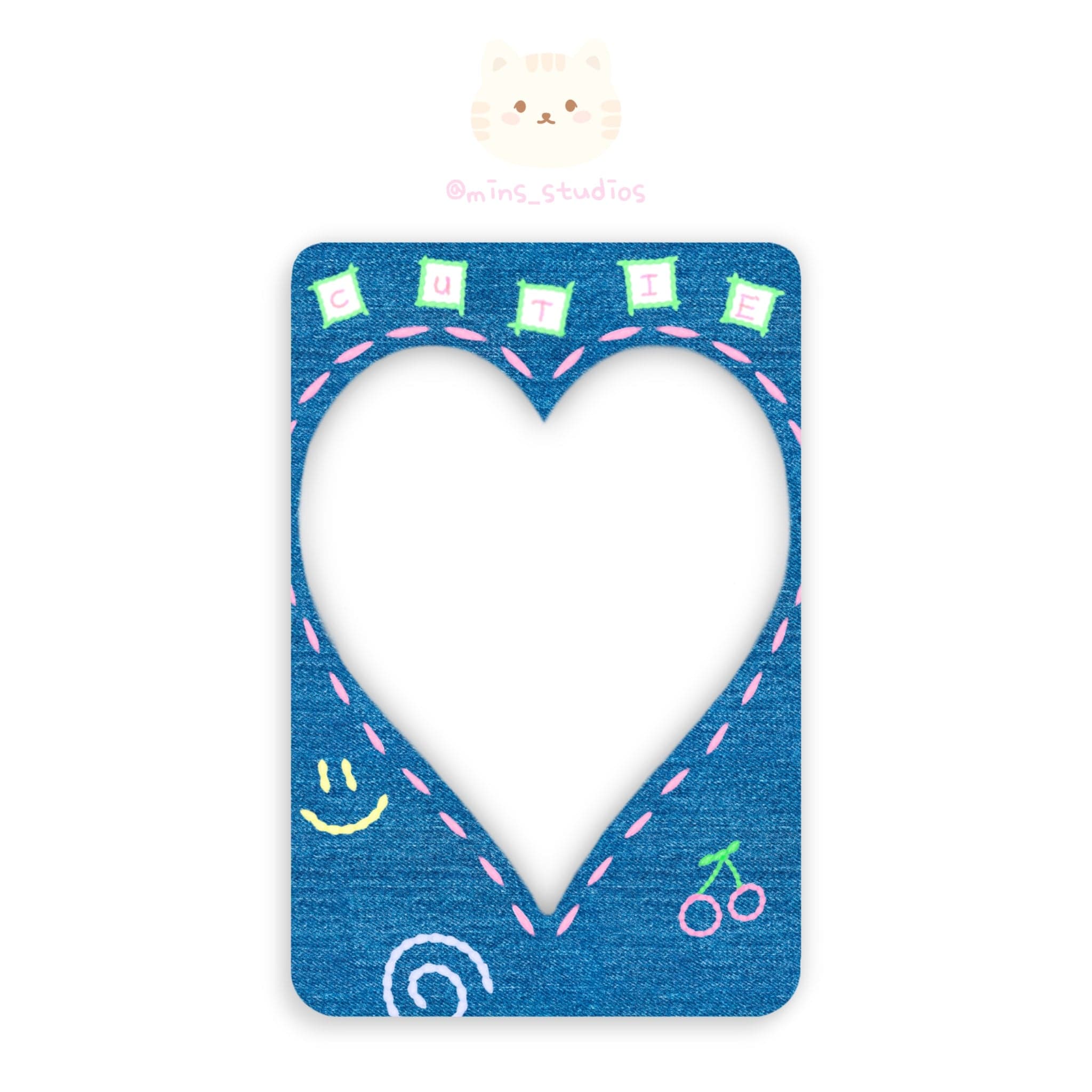 MINS STUDIOS Denim Deco Frame
