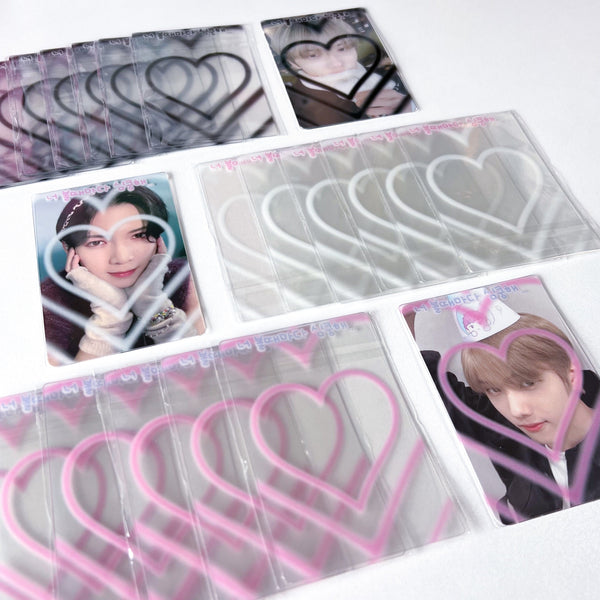 MINS STUDIOS Heart Beam Deco Frame Card
