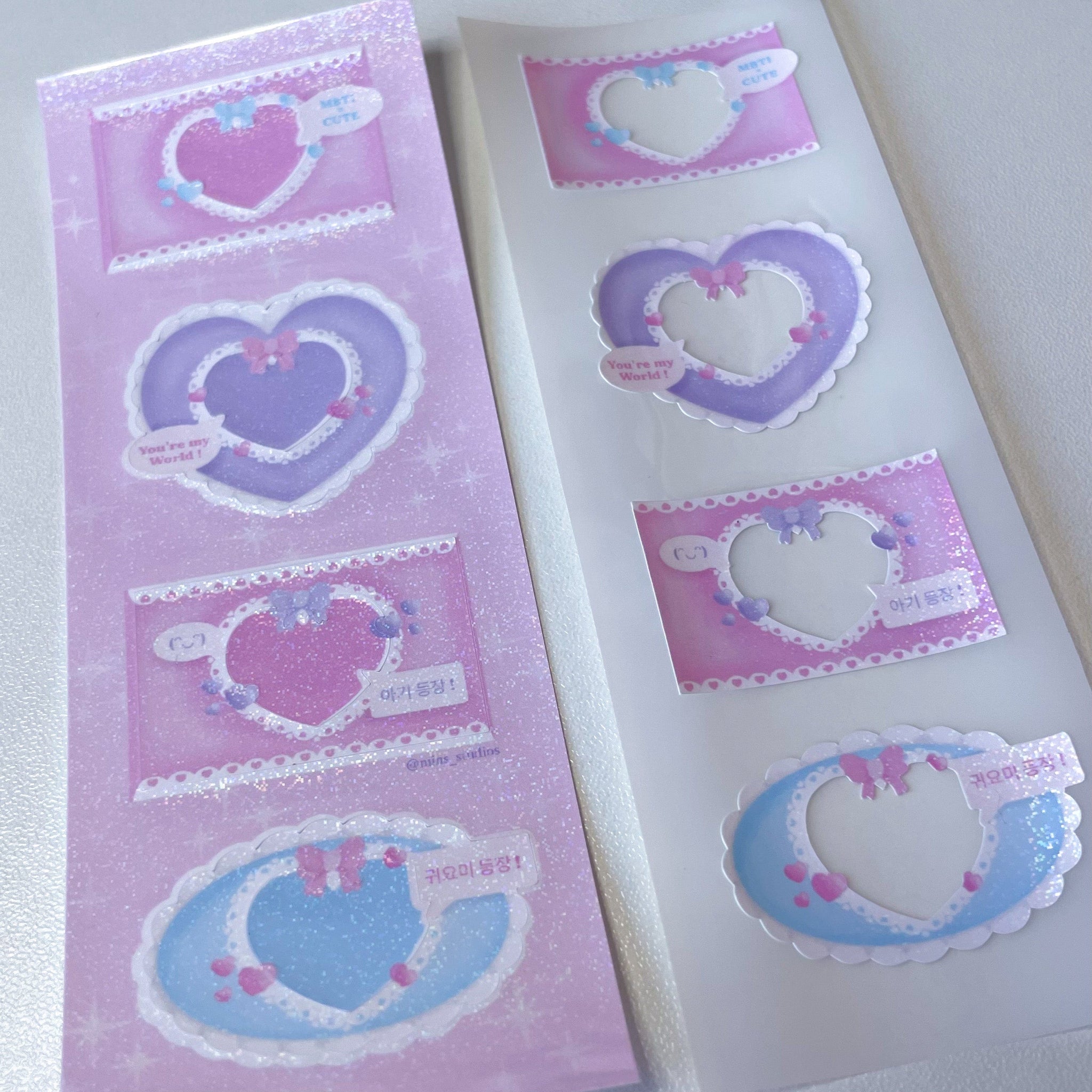 MINS STUDIOS Mini Lace Frame Deco Sticker