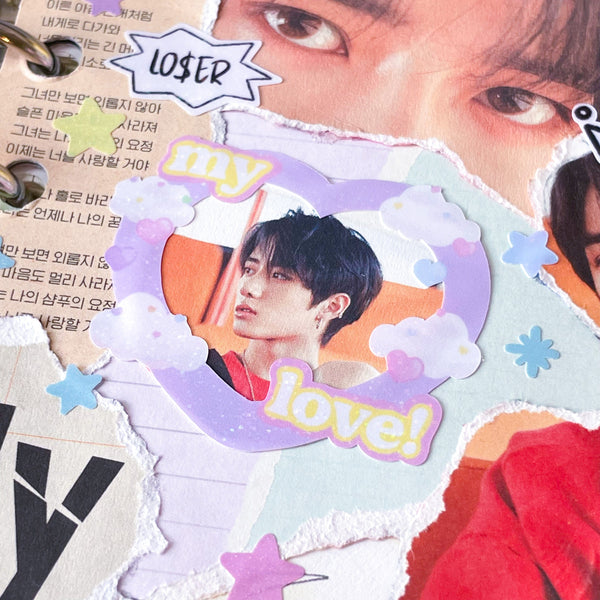 MINS STUDIOS Heart Sticker Frame
