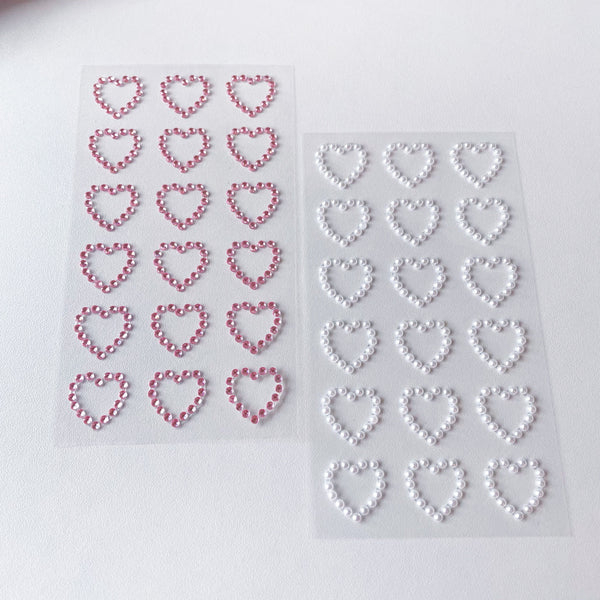 MINS STUDIOS 2mm Heart Jewel Sticker