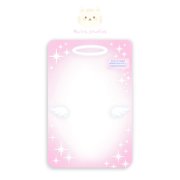 MINS STUDIOS Pink Angel Deco Frame
