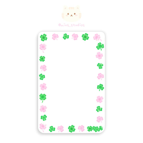 MINS STUDIOS Lucky Clover Deco Frame