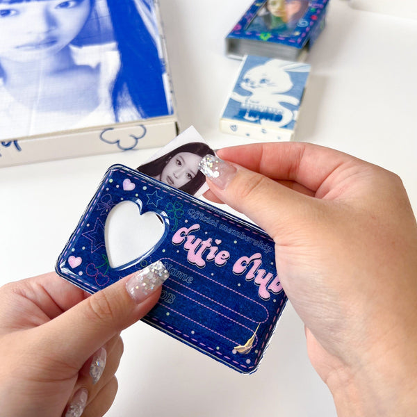 MINS STUDIOS Denim Cutie Club ID Card Holder