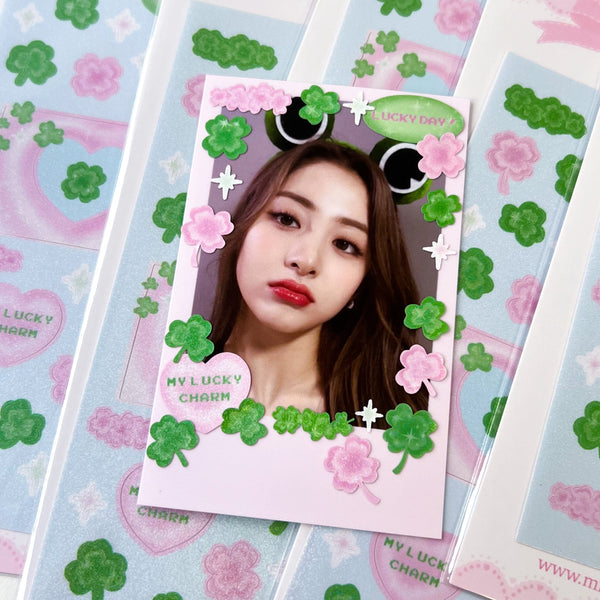 MINS STUDIOS Lucky Clover Deco Sticker