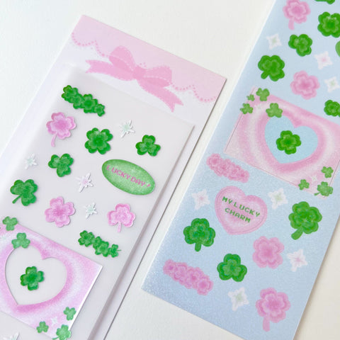 MINS STUDIOS Lucky Clover Deco Sticker