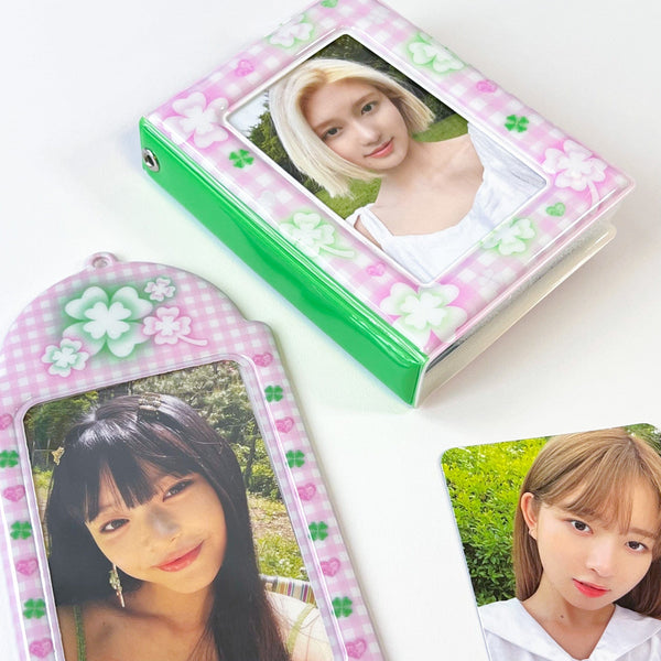 MINS STUDIOS Spring Clover Photo Holder Book