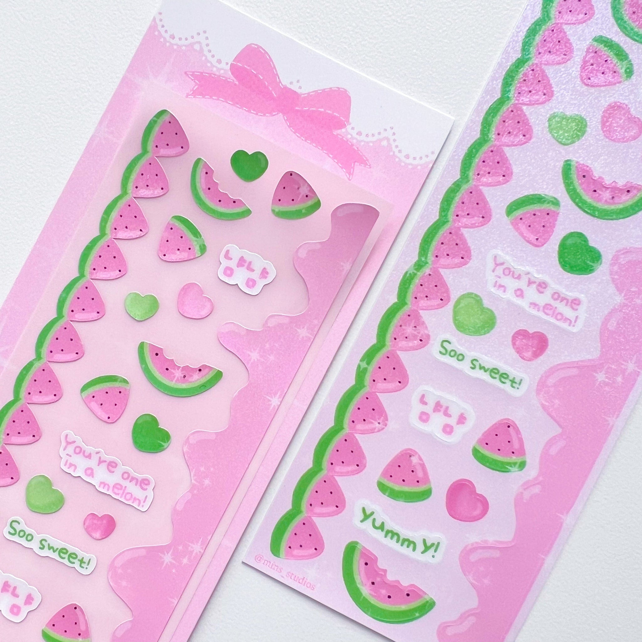 MINS STUDIOS Watermelon Deco Sticker